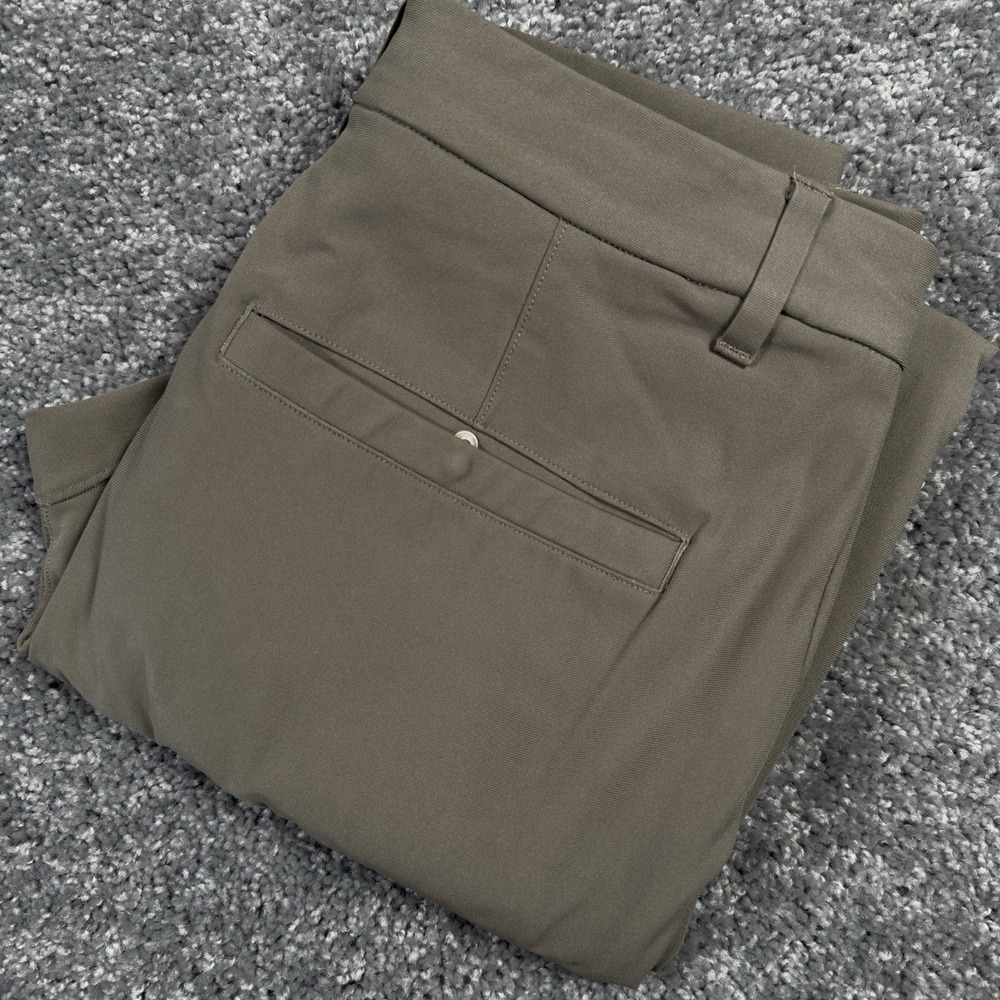 Lululemon Commission Slim Pants Men's 28x31 Brown Chino Golf Warpstreme **READ**